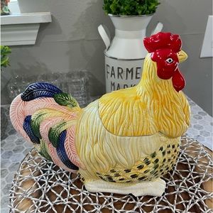 Vintage Rooster/Chicken Cookie Jar #2